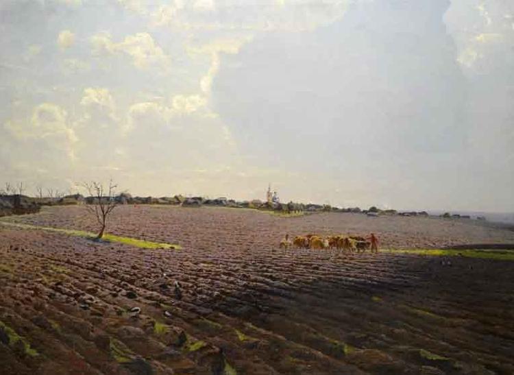Nikolay Nikanorovich Dubovskoy The Land Germany oil painting art
